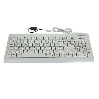 Seal Shield WATERPROOF TRUETYPE KEYBOARD IP68 WHITE